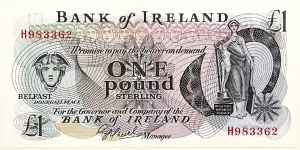 1 Pound Sterling (Northern Ireland) Banknote
