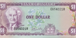 P-59b $1.00 (Walker signature) Banknote