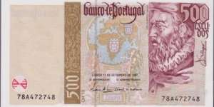P-187b(3) 500 Escudos (Sousa & Mateus)  Banknote