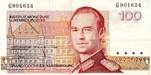 100 Francs (Poos signature) Banknote