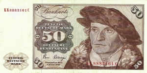 GERMANY 50 Deutsche Mark 1980 Banknote