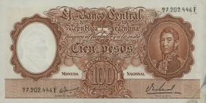 Argentina 100 Pesos Banknote