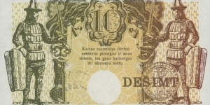 Banknote from Lithuania