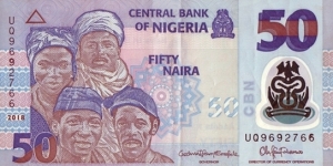 Nigeria 2018 50 Naira. Banknote
