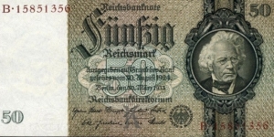 50 Richsmark Banknote