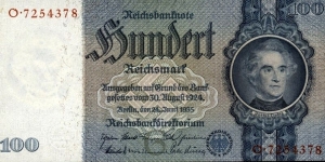 100 Reichsmark Banknote