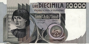 10000 Lire Banknote
