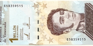 1.000.000 Bolivares Banknote