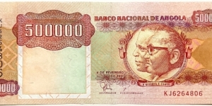 500.000 Kwanzas Banknote