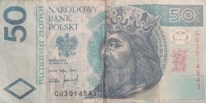 50 Złotych GU3014543 Banknote