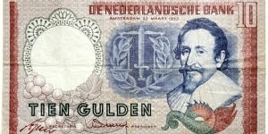 10 Gulden Banknote