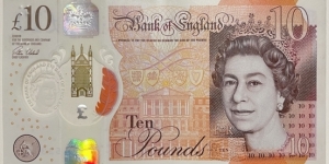10 Pounds Sterling (Polymer Issue) Banknote