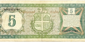 Banknote from Aruba