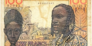 100 Francs (West African States 1965) Banknote
