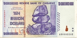 10.000.000.000 Dollars Banknote