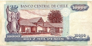Banknote from Chile