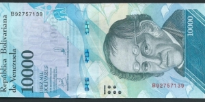 10.000 Bolivares / pk 98b Banknote
