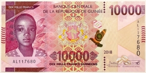 10.000 Francs (2018) Banknote