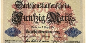 50 Mark (German Empire 1914) Banknote