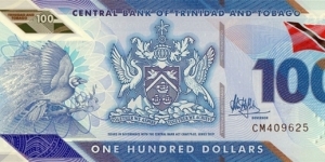 Trinidad & Tobago 2019 100 Dollars. Banknote