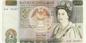 UNITED KINGDOM 50 Pounds 1988 Banknote