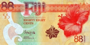 Fiji N.D. (2022) 88 Cents.

God of Wealth. Banknote