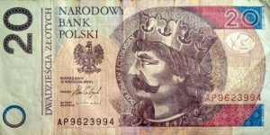 Poland 20 Złotych
AP9623994 Banknote