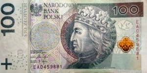 Poland 100 Złotych.
EA0459881 Banknote