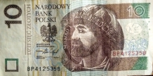 Poland 10 Złotych.
BP4125358 Banknote