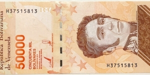 50.000 Bolivares Banknote