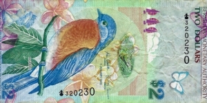 BERMUDA 2 Dollars 2009 Banknote