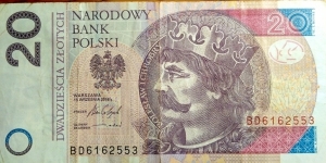 Poland 20 Złotych.
BD6162553 Banknote