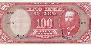 CHILE 10 Centesimos 1961 Banknote
