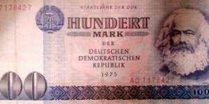 German Democratic Republic (East Germany) 100 Mark.
AD 7178427 Banknote