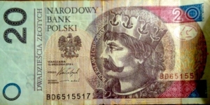 Poland 20 Złotych.
BD6515517 Banknote