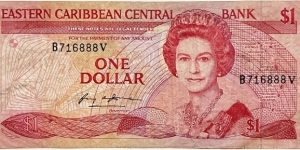 1 Dollar (St.Vincent 1985-1988)  Banknote