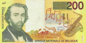 BELGIUM 200 Francs 1995 Banknote