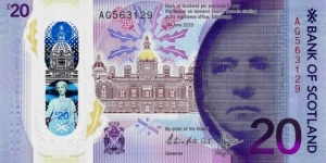 SCOTLAND 20 Pounds 2019 (Bank of Scotland) Banknote