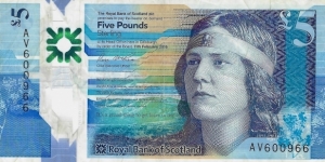 SCOTLAND 5 Pounds 2016 (The Royal Bank of Scotland) Banknote