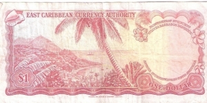 Banknote from East Caribbean St.