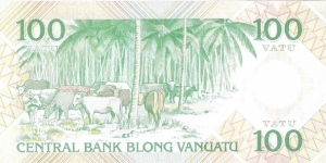 Banknote from Vanuatu