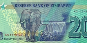 Banknote from Zimbabwe