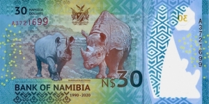 Banknote from Namibia