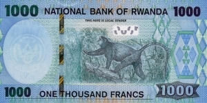 Banknote from Rwanda