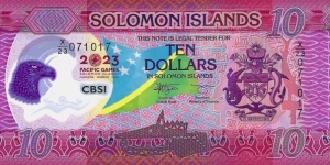 SOLOMON ISLANDS 10 Dollars 2023 Banknote