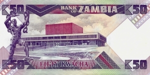 Banknote from Zambia