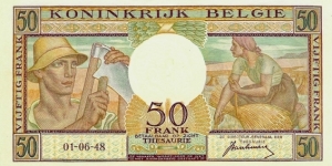Banknote from Belgium