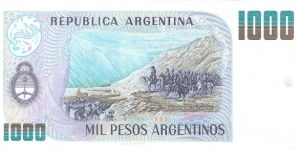 Banknote from Argentina