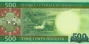 Banknote from Mauritania