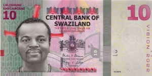 SWAZILAND 10 Emalangeni Banknote